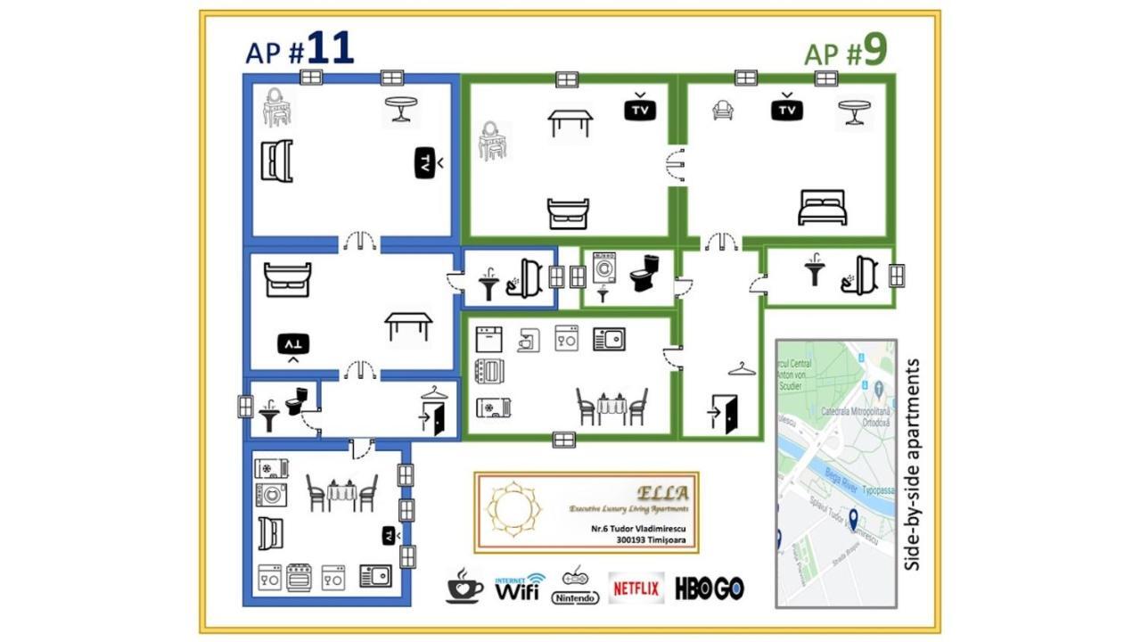 Ella Apartment Timisoara No9 Kültér fotó